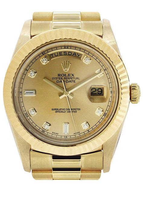 rolex all gold day date|Rolex Day-Date 41mm gold.